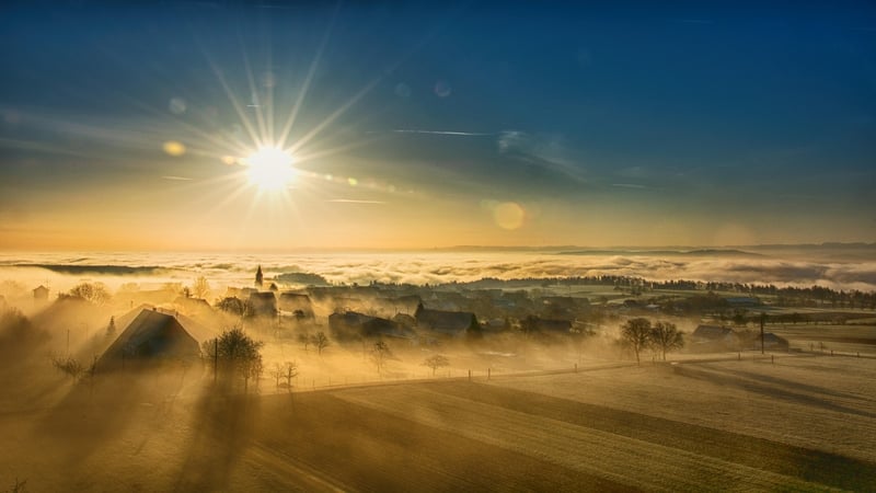 Foggy Cityscape